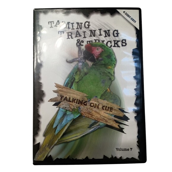 Other - Taming Training Tricks Volume 7 Talking On Cue 4 DVD Set Chet Womach Parrots